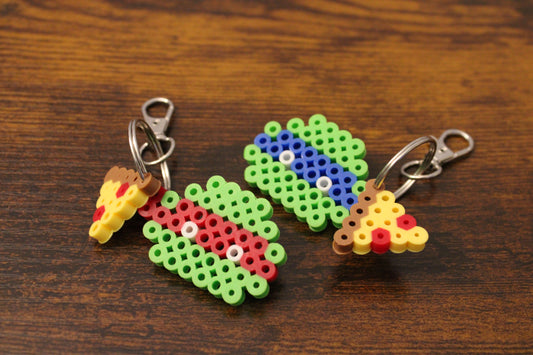 Ninja Turtles Perler Bead Keychains *2 Pack*